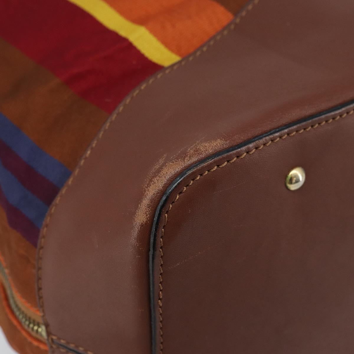 Celine Vintage Canvas Multicolour Canvas Shoulder Bag Bag (Pre-Owned)