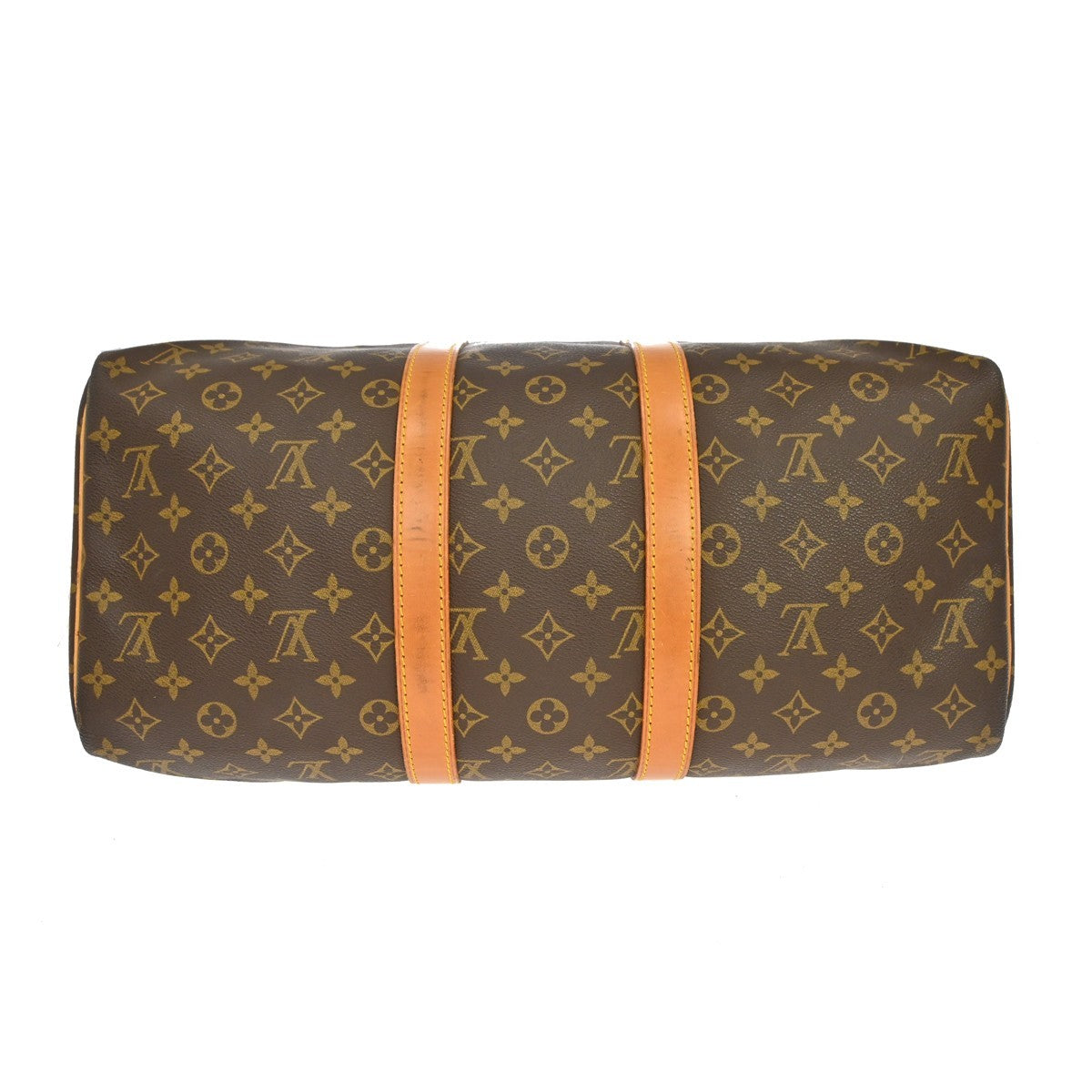 Louis Vuitton Keepall Monogram Canvas Brown Canvas Travel Bag Bag (Pre-Owned)