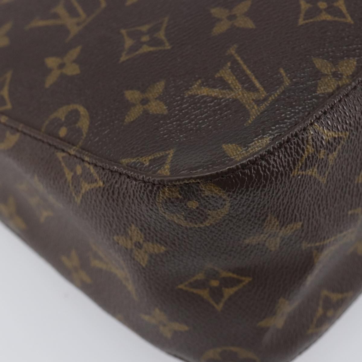 Louis Vuitton Looping Monogram Canvas Brown Canvas Handbag (Pre-Owned)