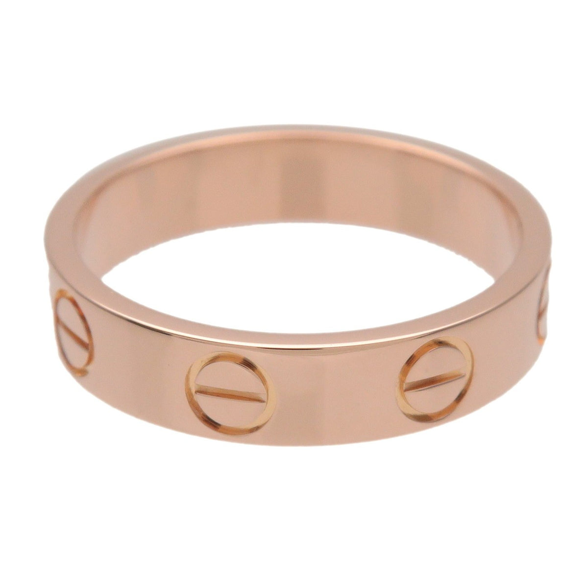 Cartier Love Band 18K Rose Gold Gold Rose_Gold Ring Jewelry (Pre-Owned)