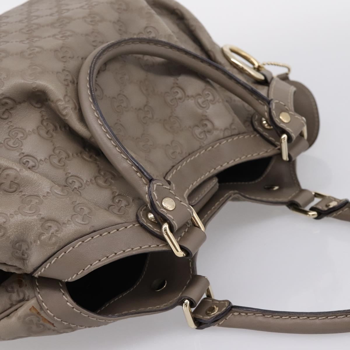 Gucci Sukey Guccissima Leather Gray Leather Tote Bag Bag (Pre-Owned)
