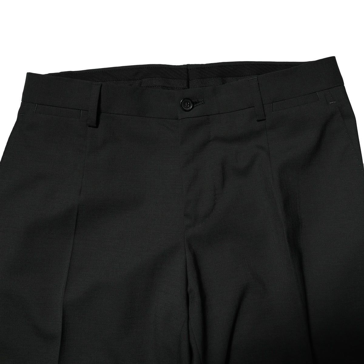 Dolce & Gabbana Black Wool 2 Piece Single Breasted Men's Suit