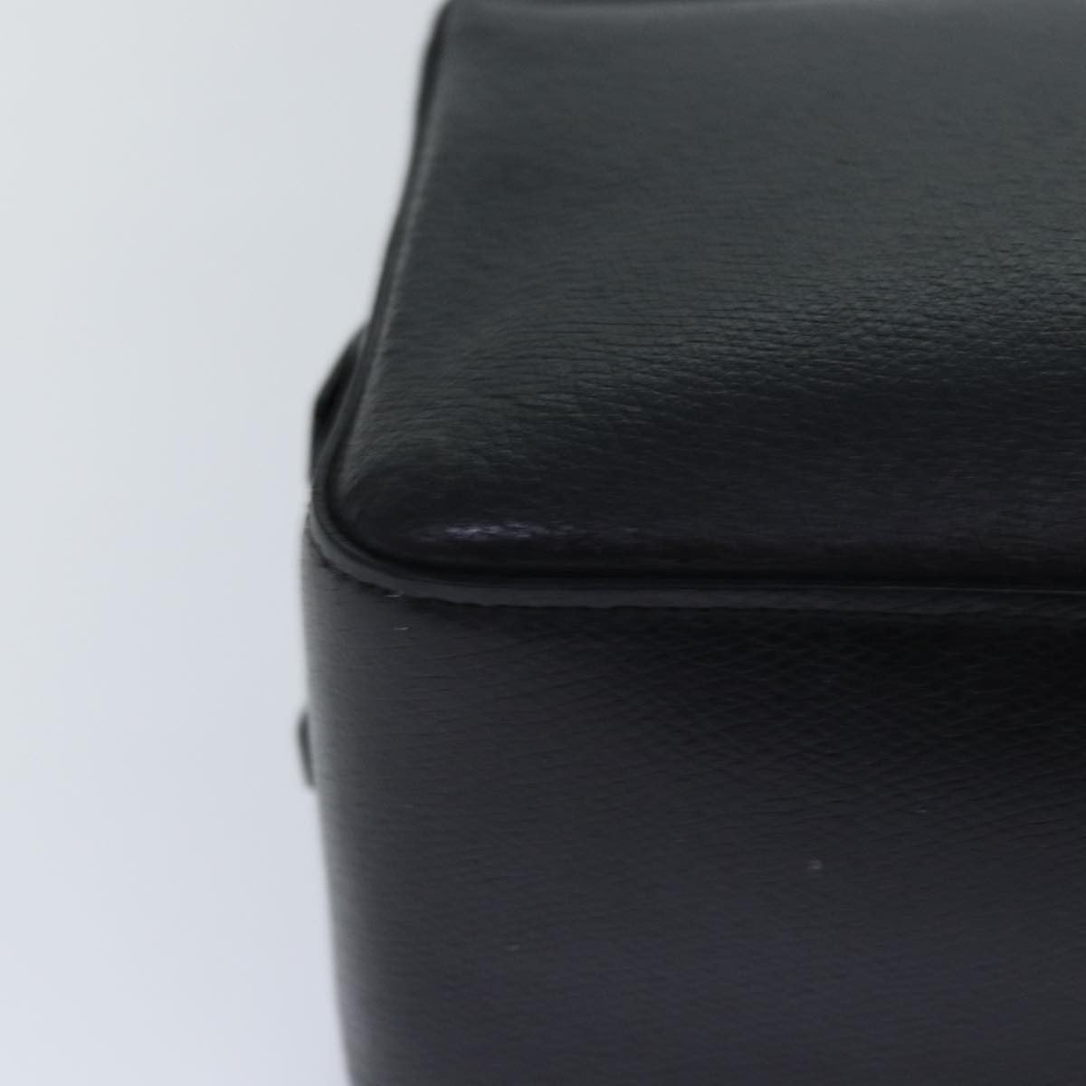 Versace Vintage Clutch Leather Black Leather Clutche & Pouche Bag (Pre-Owned)