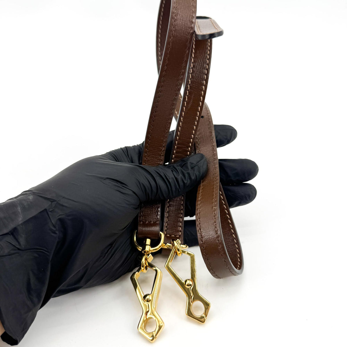 Gucci Horsebit 1955 Top Handle Gg Coated Canvas With Leather Brown Canvas Handbag (Pre-Owned)