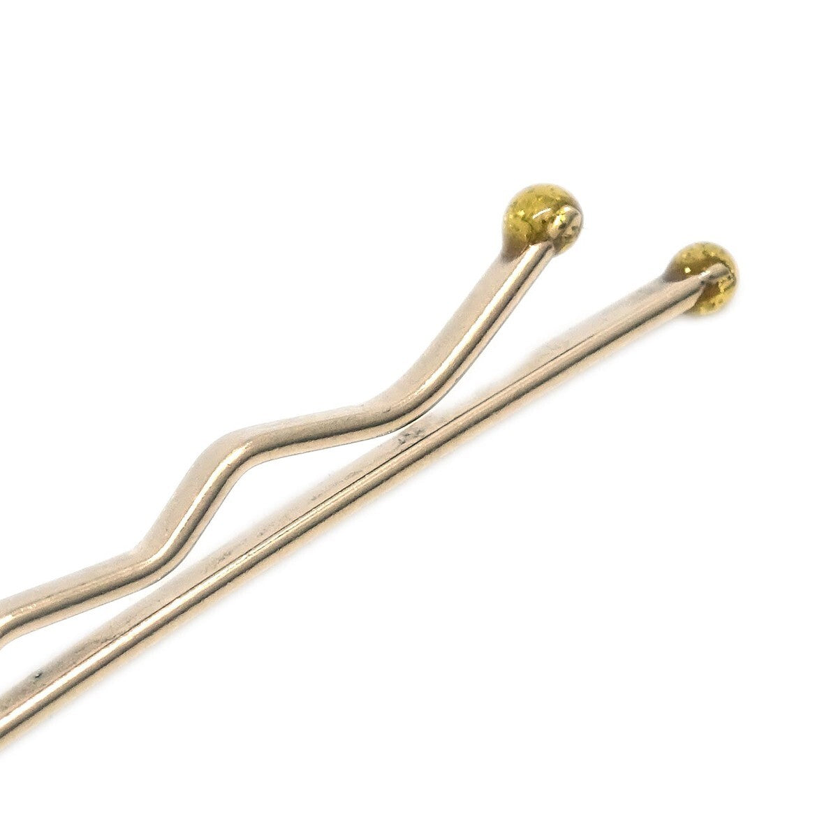Chanel Cc Hair Pin Set Metal With Faux Pearl Gold Gold_Plated Head Accessory Accessory (Pre-Owned)