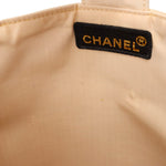 Chanel Chocolate Bar Beige Synthetic Tote Bag (Pre-Owned)
