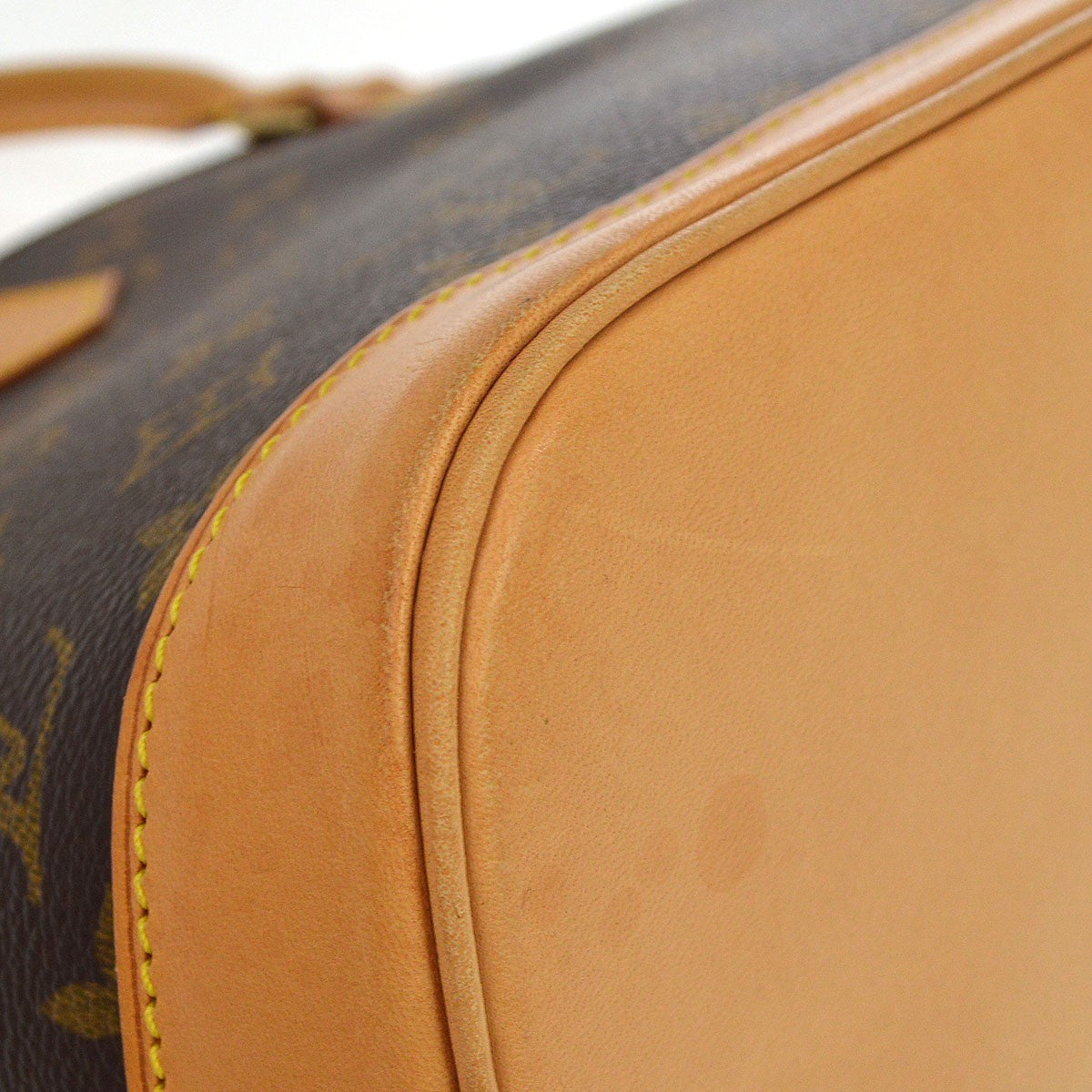 Louis Vuitton Alma Monogram Canvas Brown Canvas Handbag (Pre-Owned)