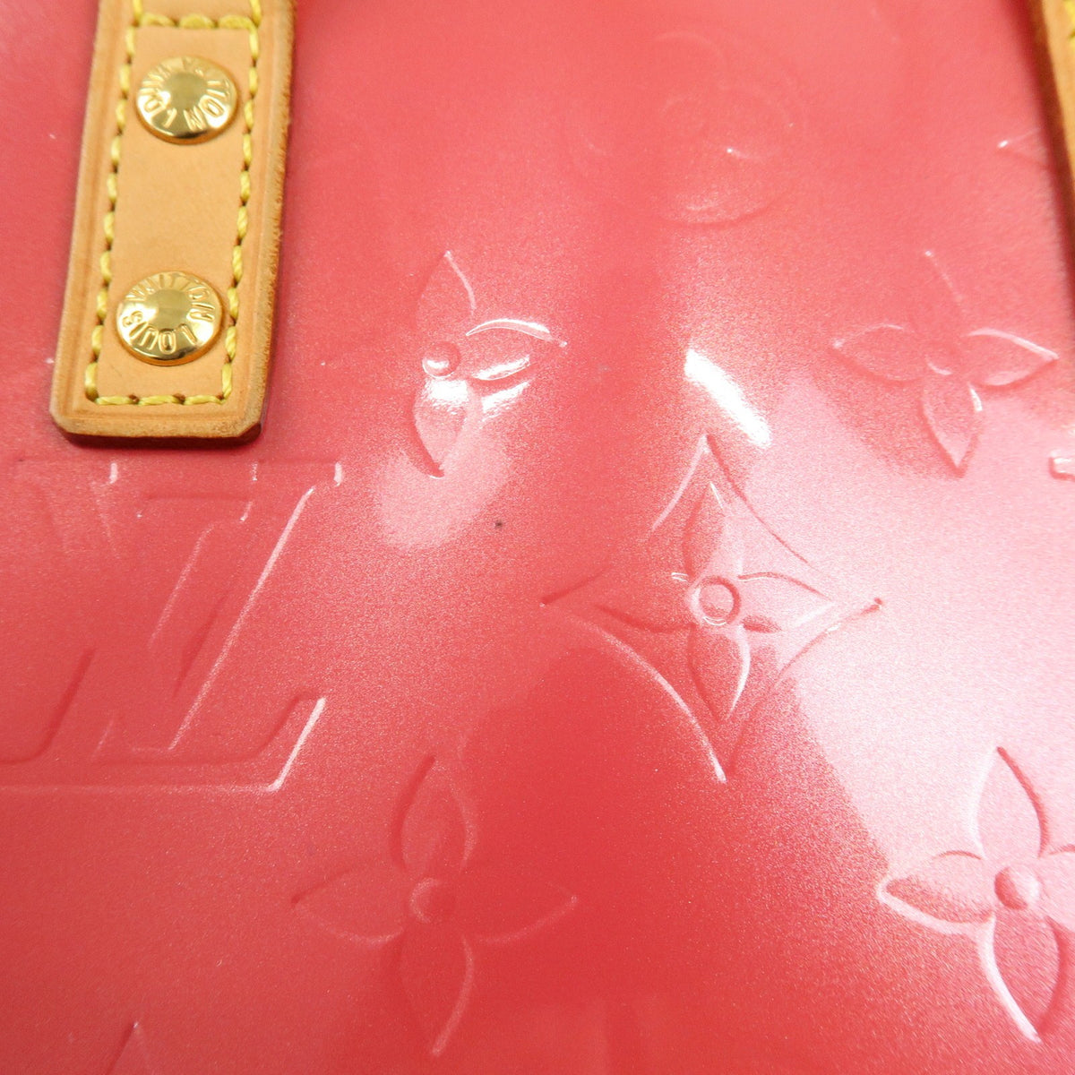 Louis Vuitton Reade Monogram Vernis Pink Patent_Leather Handbag (Pre-Owned)