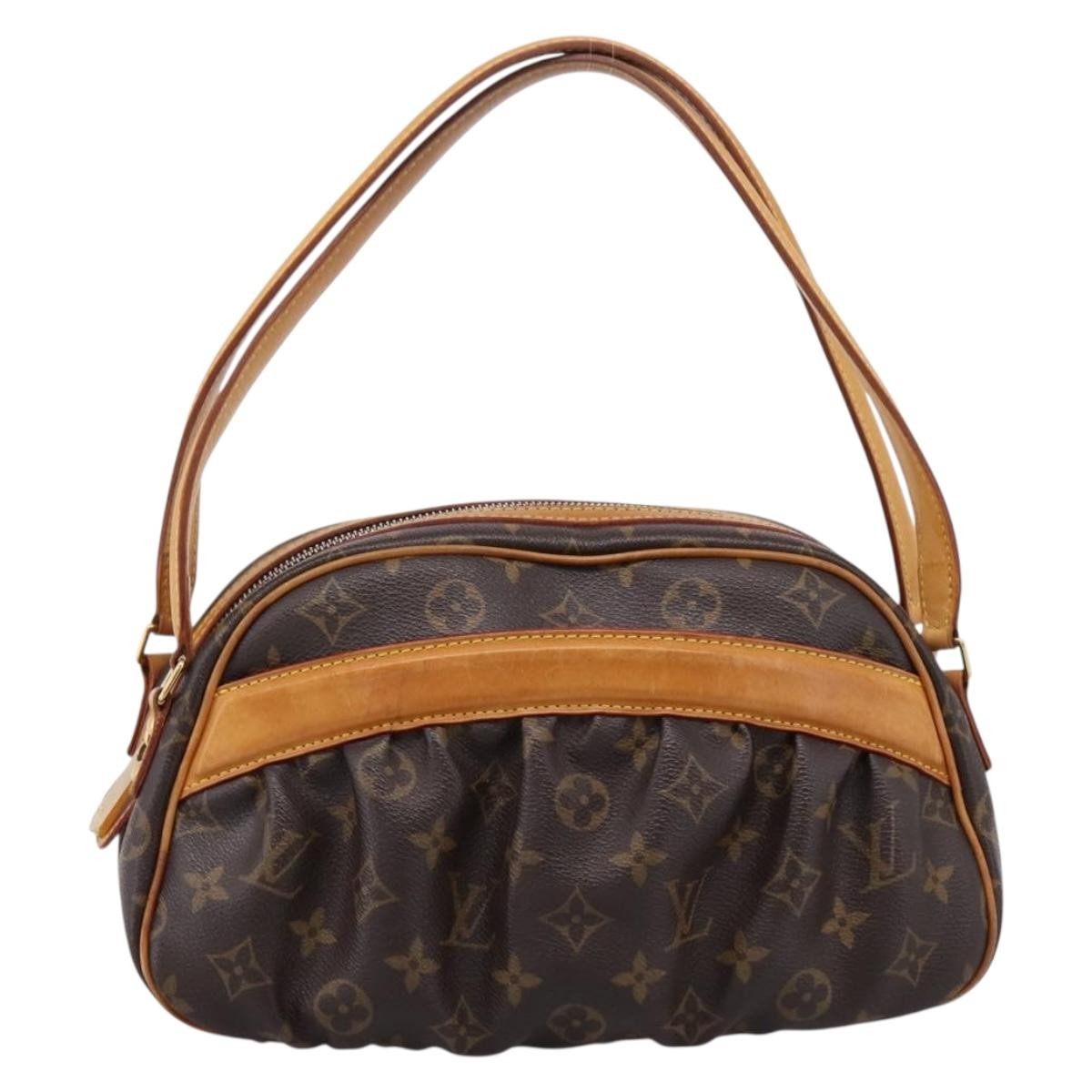 Louis Vuitton Clara Handbag Monogram Canvas Brown Canvas Handbag (Pre-Owned)