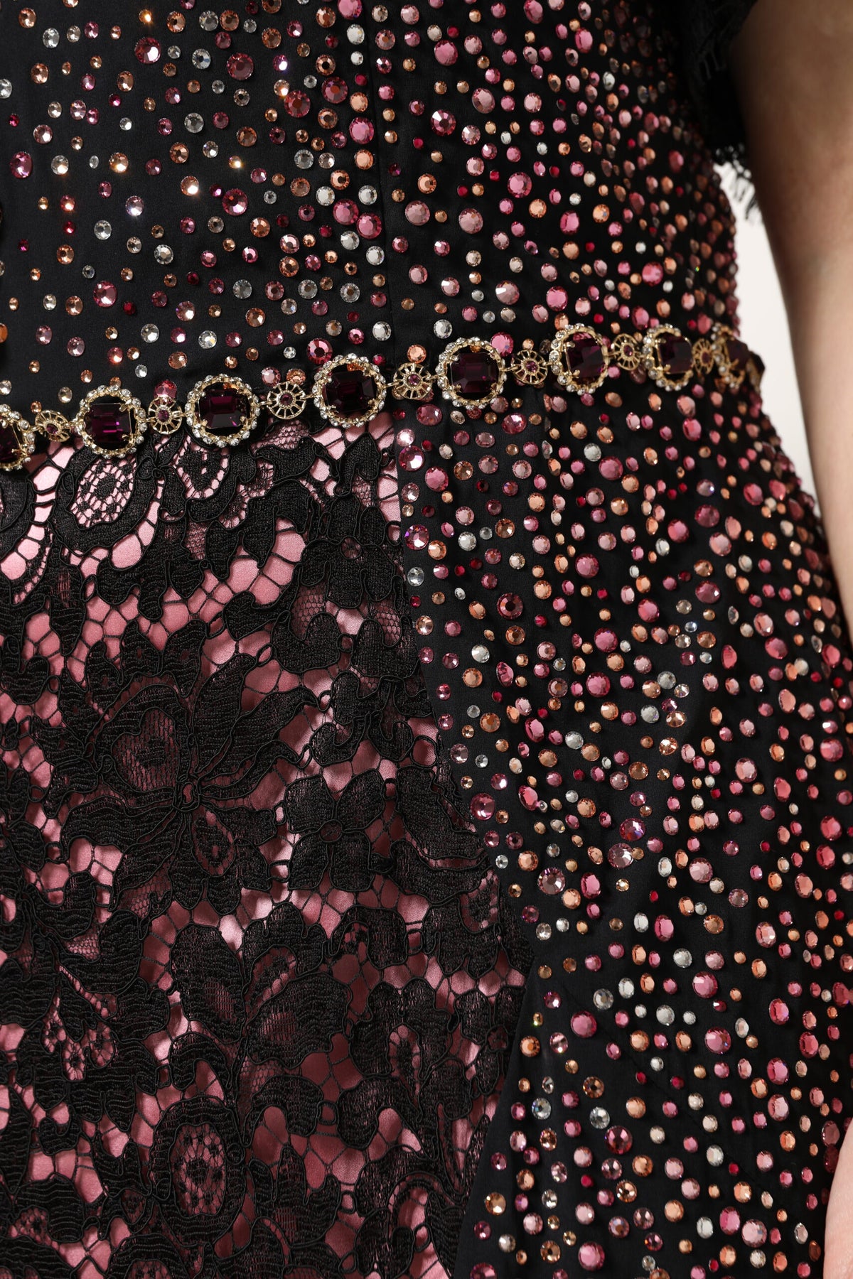 Dolce & Gabbana Multicolor Embellished Mermaid Gown Women's Dress