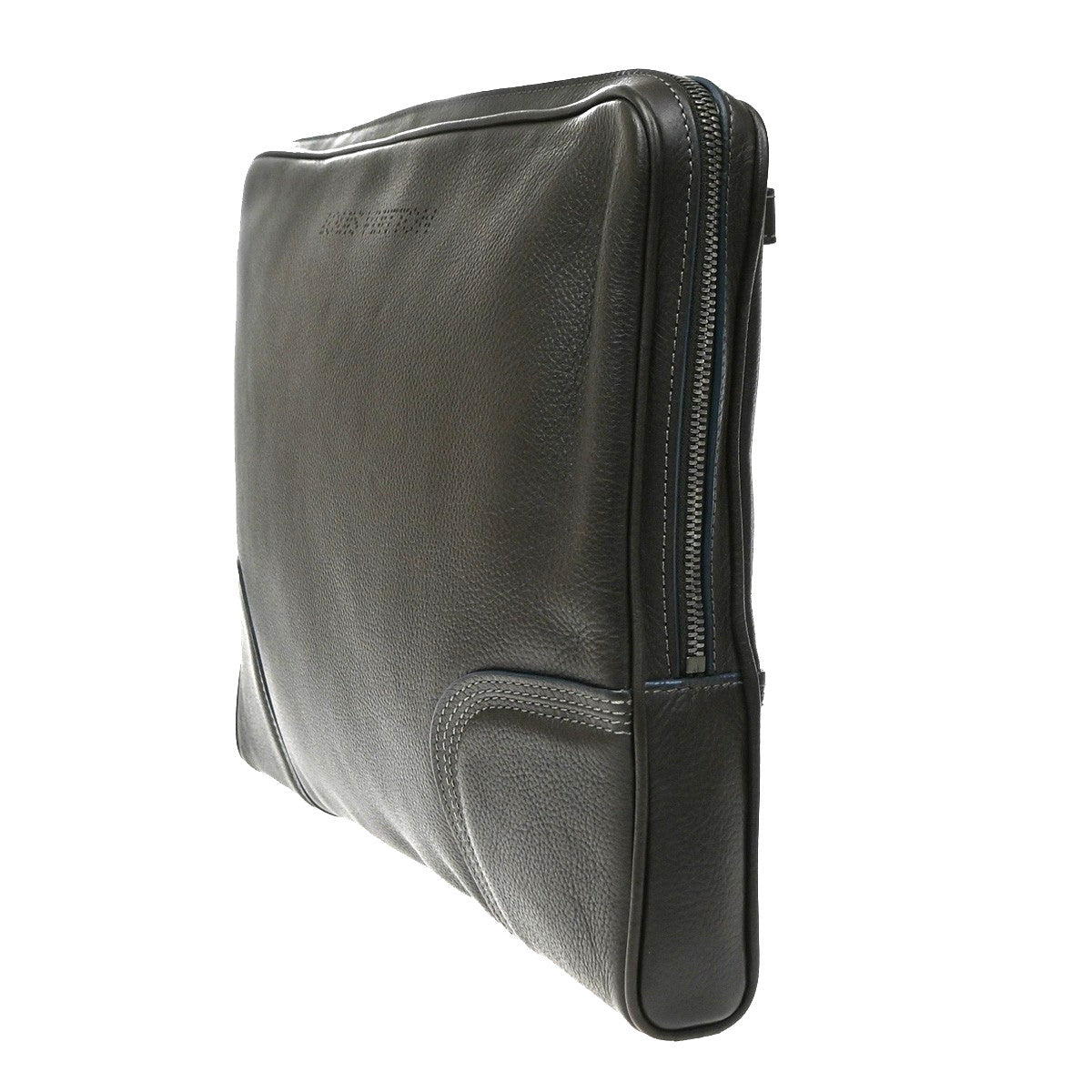 Louis Vuitton Laptop Sleeve Leather Brown Leather Briefcase Bag (Pre-Owned)