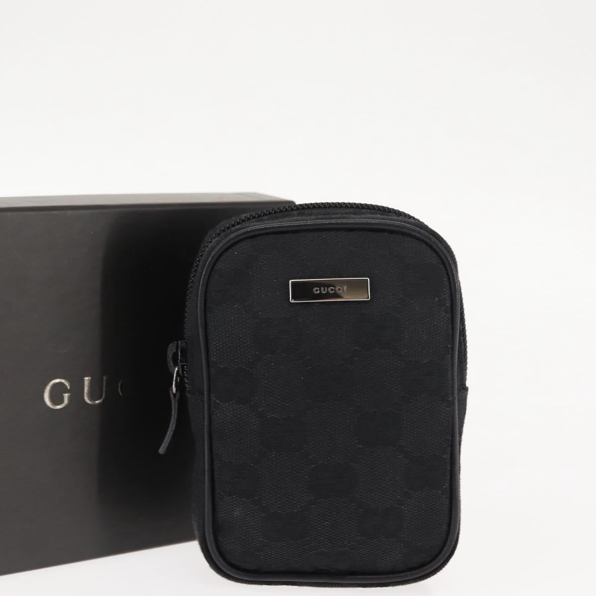 Gucci Gg Canvas Canvas Black Canvas Clutche & Pouche Bag (Pre-Owned)