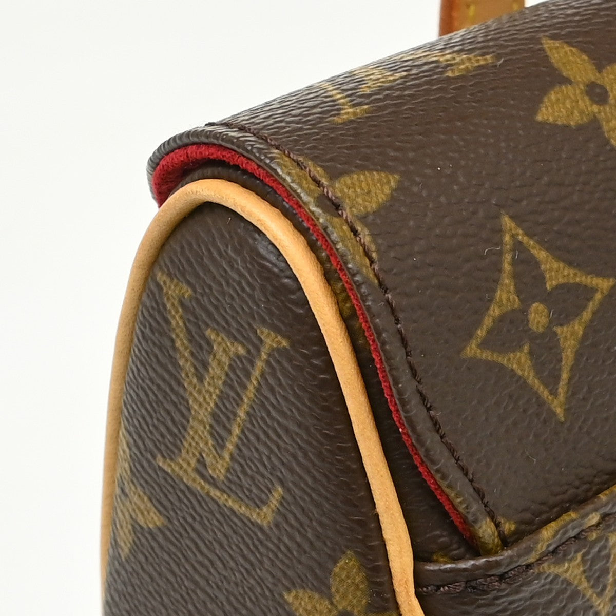 Louis Vuitton Sonatine Monogram Canvas Brown Canvas Handbag (Pre-Owned)