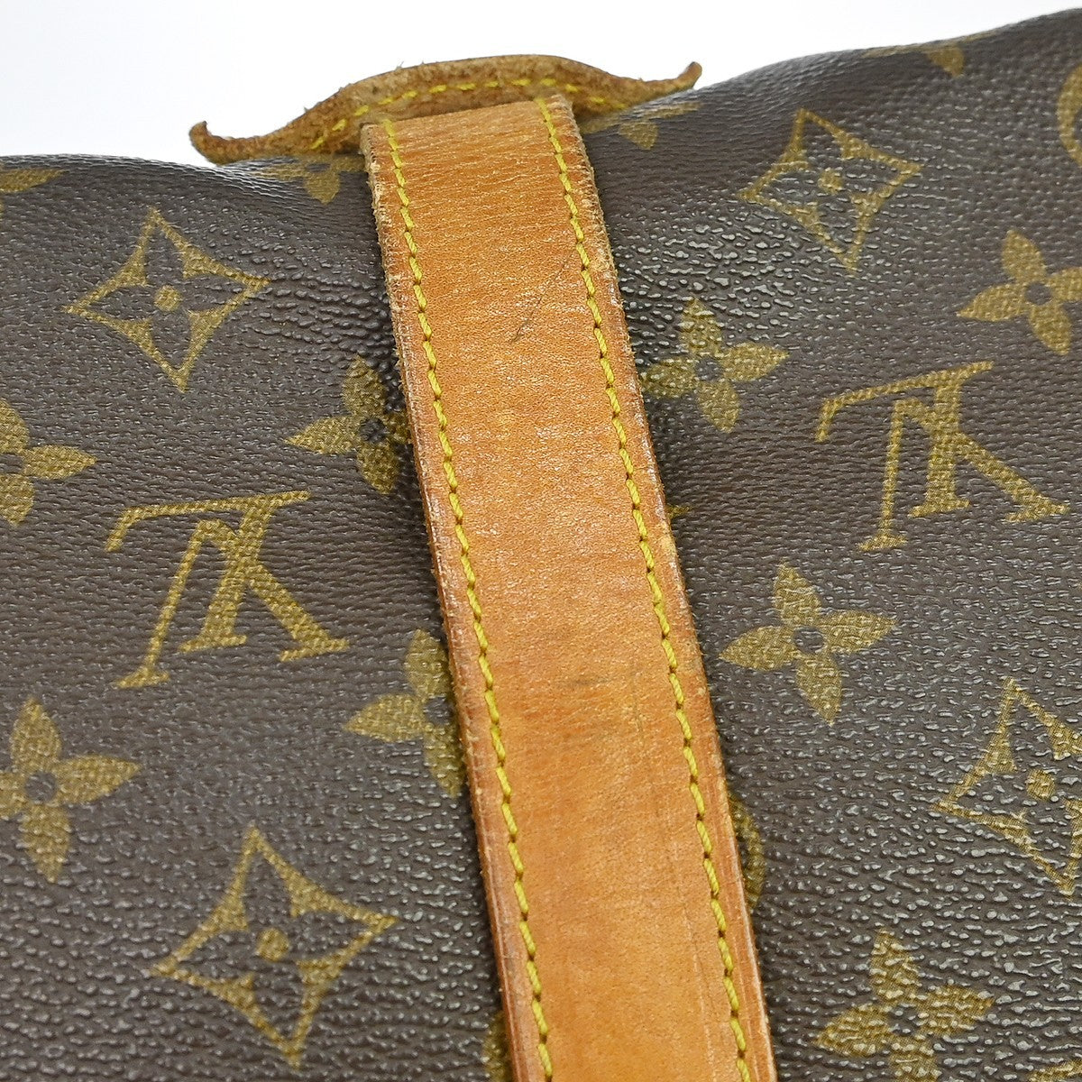 Louis Vuitton Saumur Monogram Canvas Brown Canvas Handbag (Pre-Owned)
