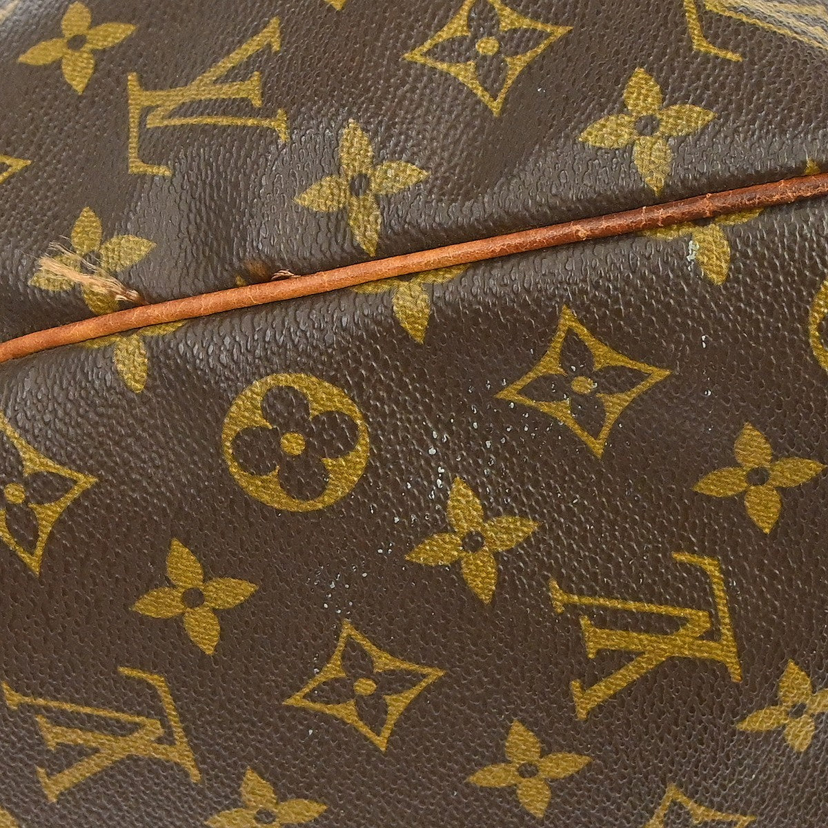 Louis Vuitton Keepall Monogram Canvas Brown Canvas Travel Bag Bag (Pre-Owned)
