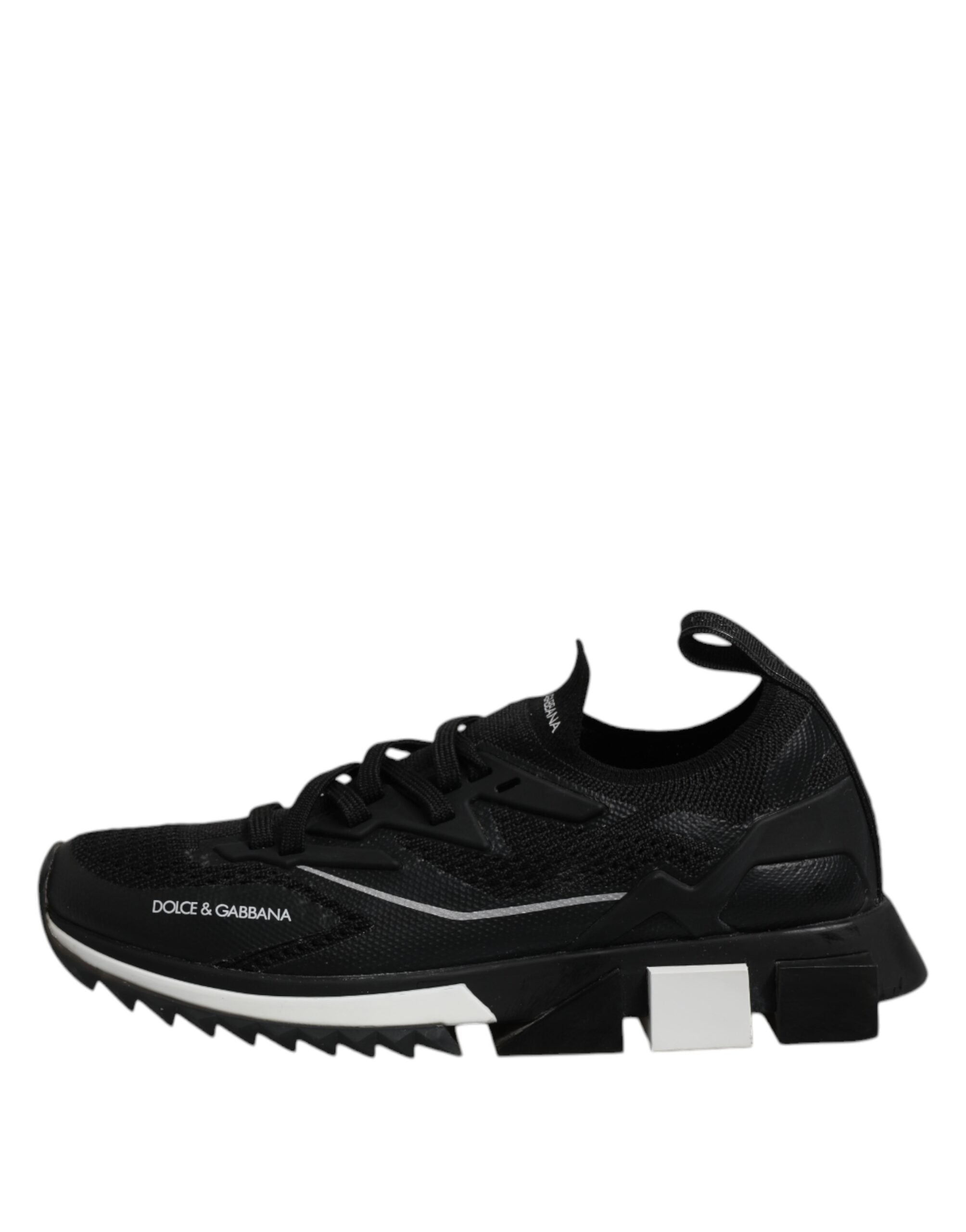 Dolce & Gabbana Black SORRENTO Sport Stretch Sneakers Men's Shoes (Pre-Owned)