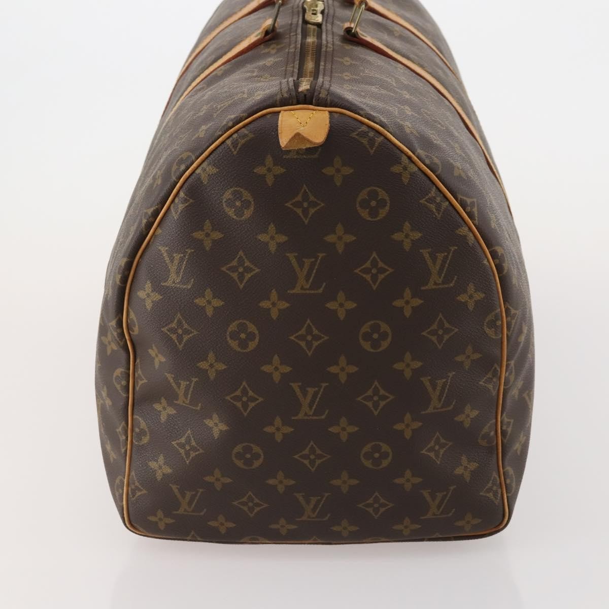 Louis Vuitton Keepall Monogram Brown Canvas Travel Bag Bag (Pre-Owned)
