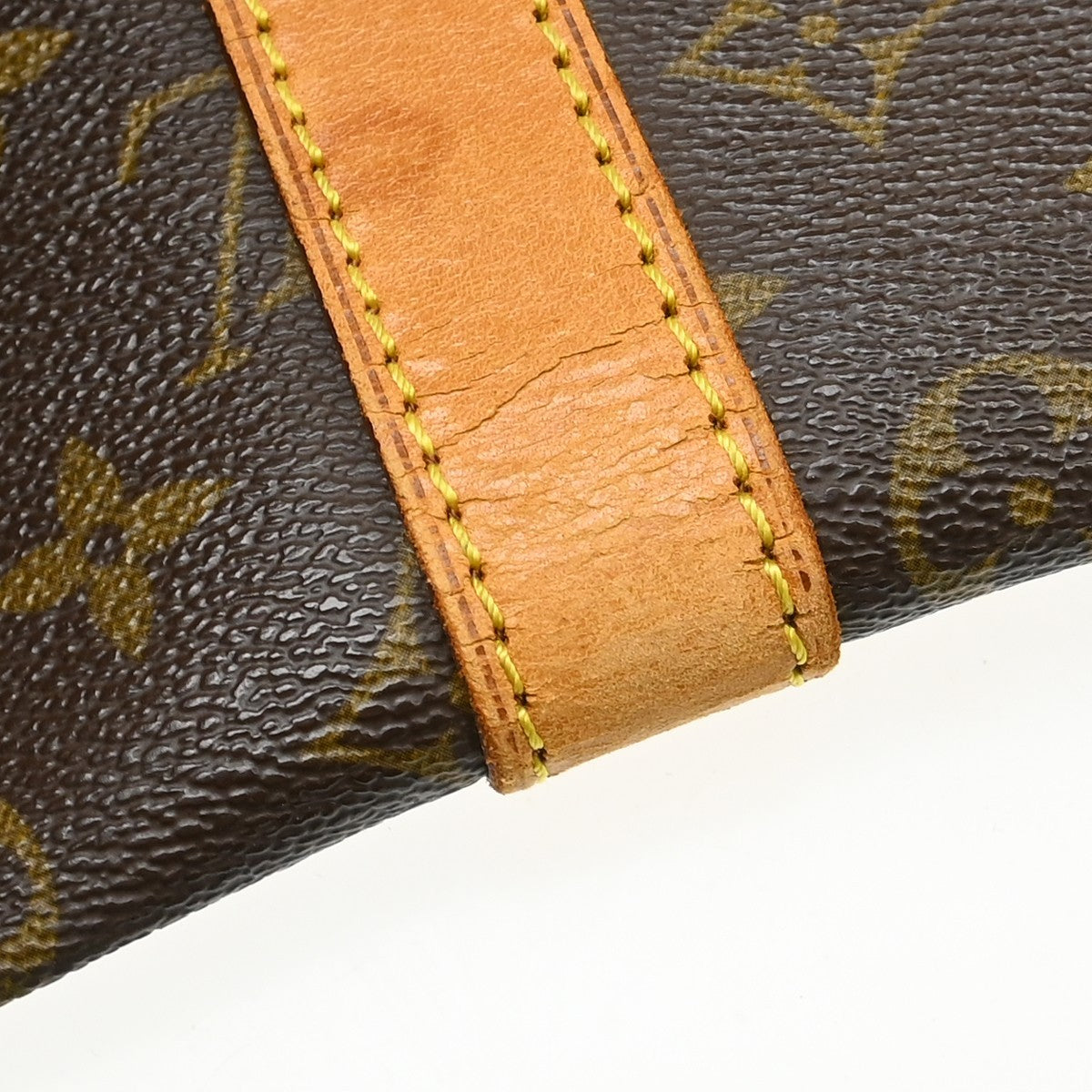 Louis Vuitton Keepall Monogram Brown Canvas Travel Bag Bag (Pre-Owned)