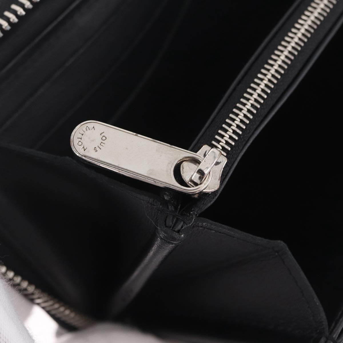 Louis Vuitton Zippy Mahina Leather Black Leather Wallets Accessory (Pre-Owned)