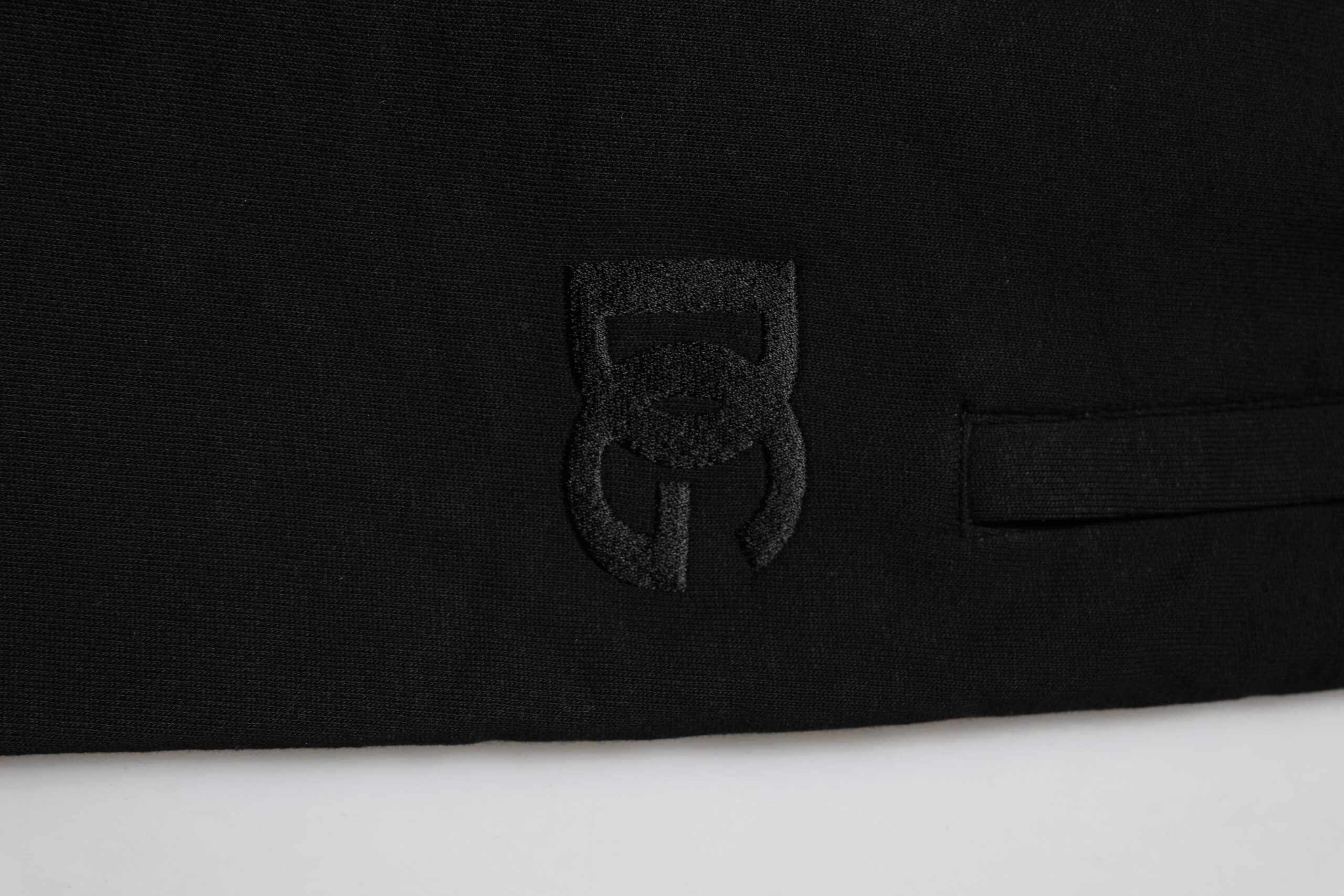 Dolce & Gabbana Black Cotton Logo Tape Men Jogger Men's Pants (Pre-Owned)