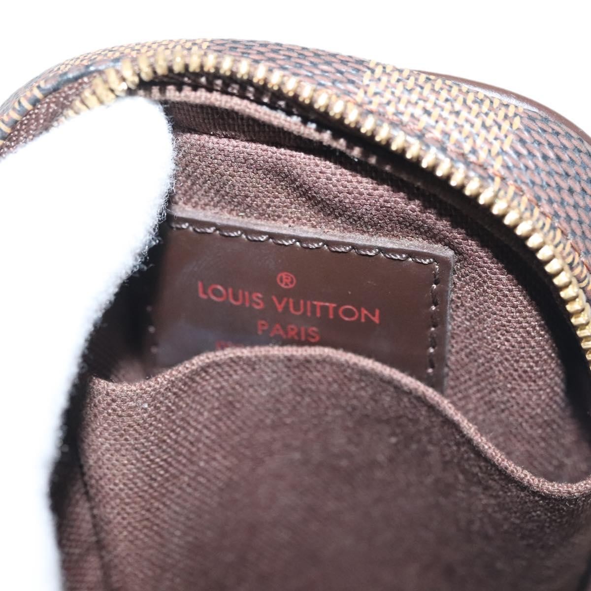 Louis Vuitton Etui Okapi Camera Case Damier Ebene Brown Canvas Clutche & Pouche Bag (Pre-Owned)