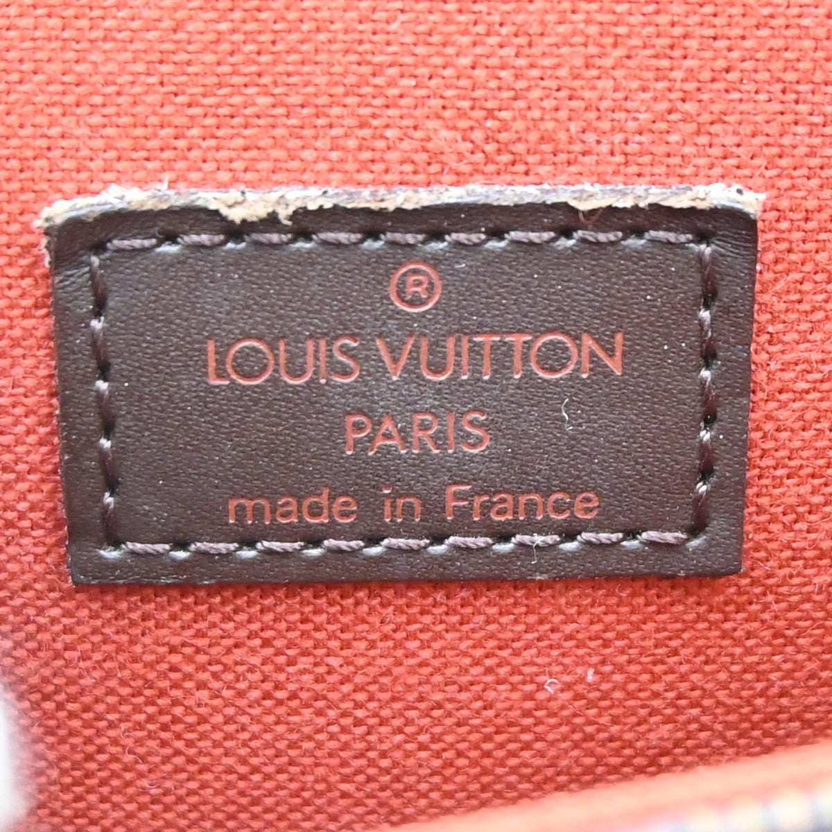 Louis Vuitton Portobello Messenger Damier Ebene Brown Canvas Clutche & Pouche Bag (Pre-Owned)