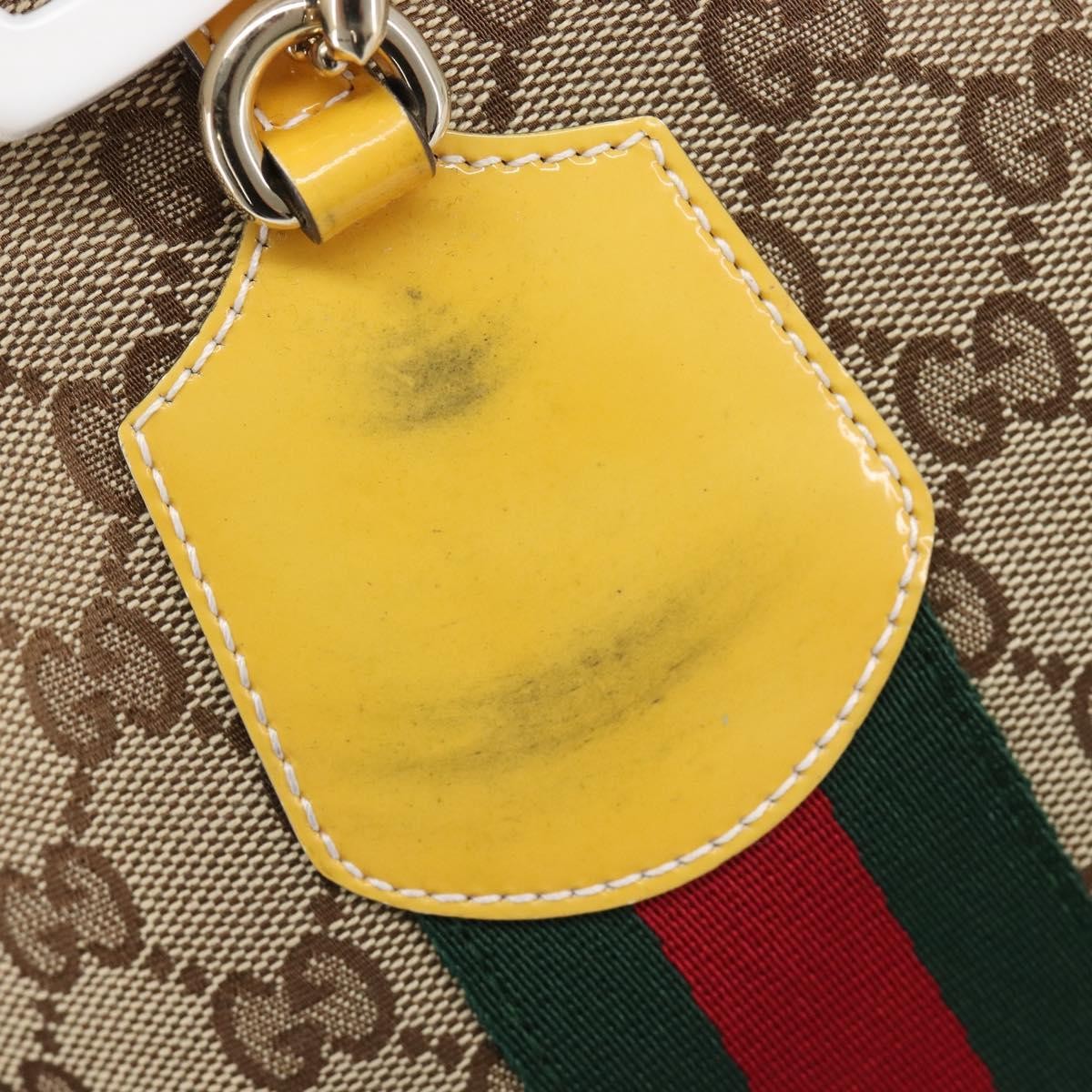 Gucci Jolie Web Gg Canvas Beige Canvas Tote Bag Bag (Pre-Owned)