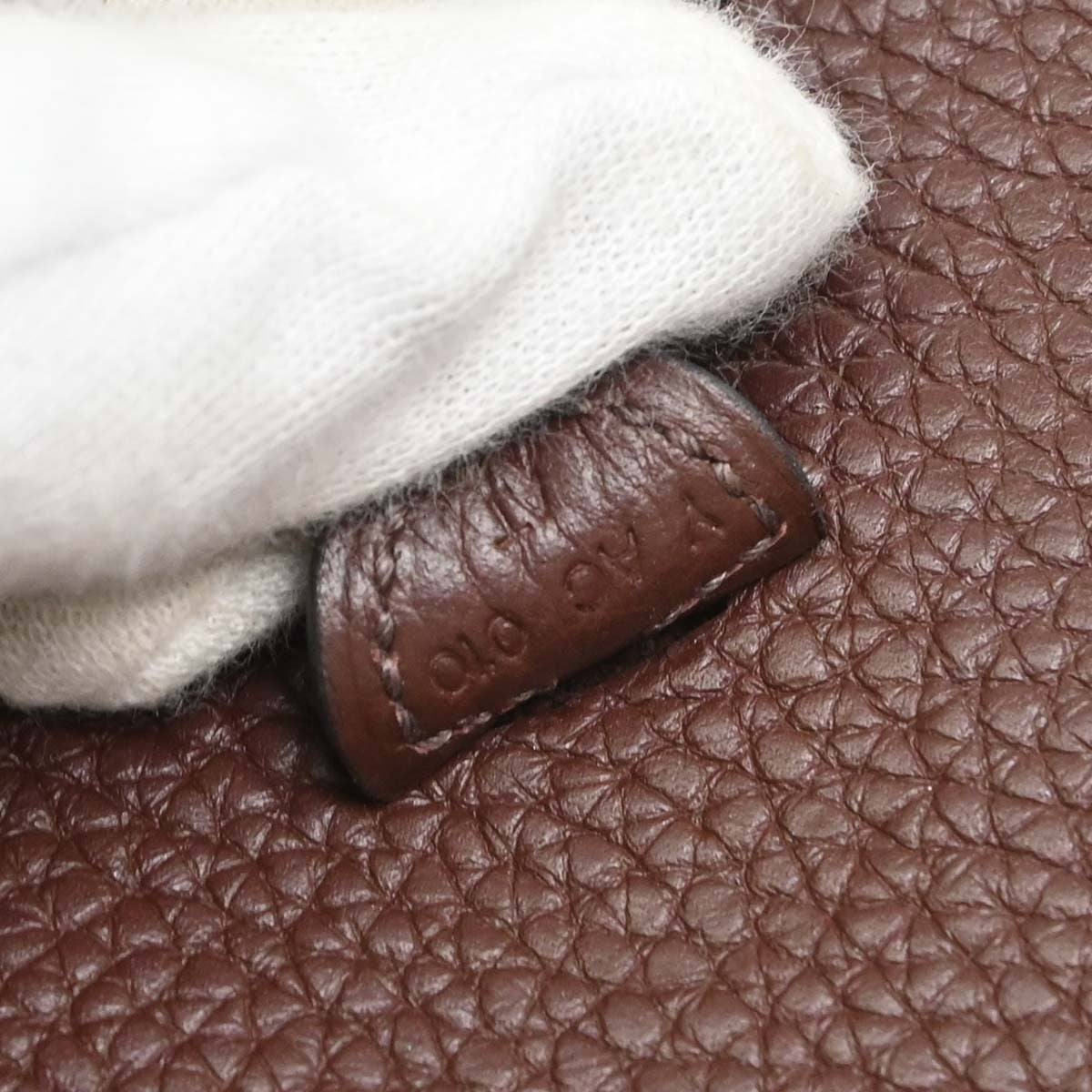 Hermes Evelyne Bag Gen Ii Clemence Brown Leather Shoulder Bag Bag (Pre-Owned)