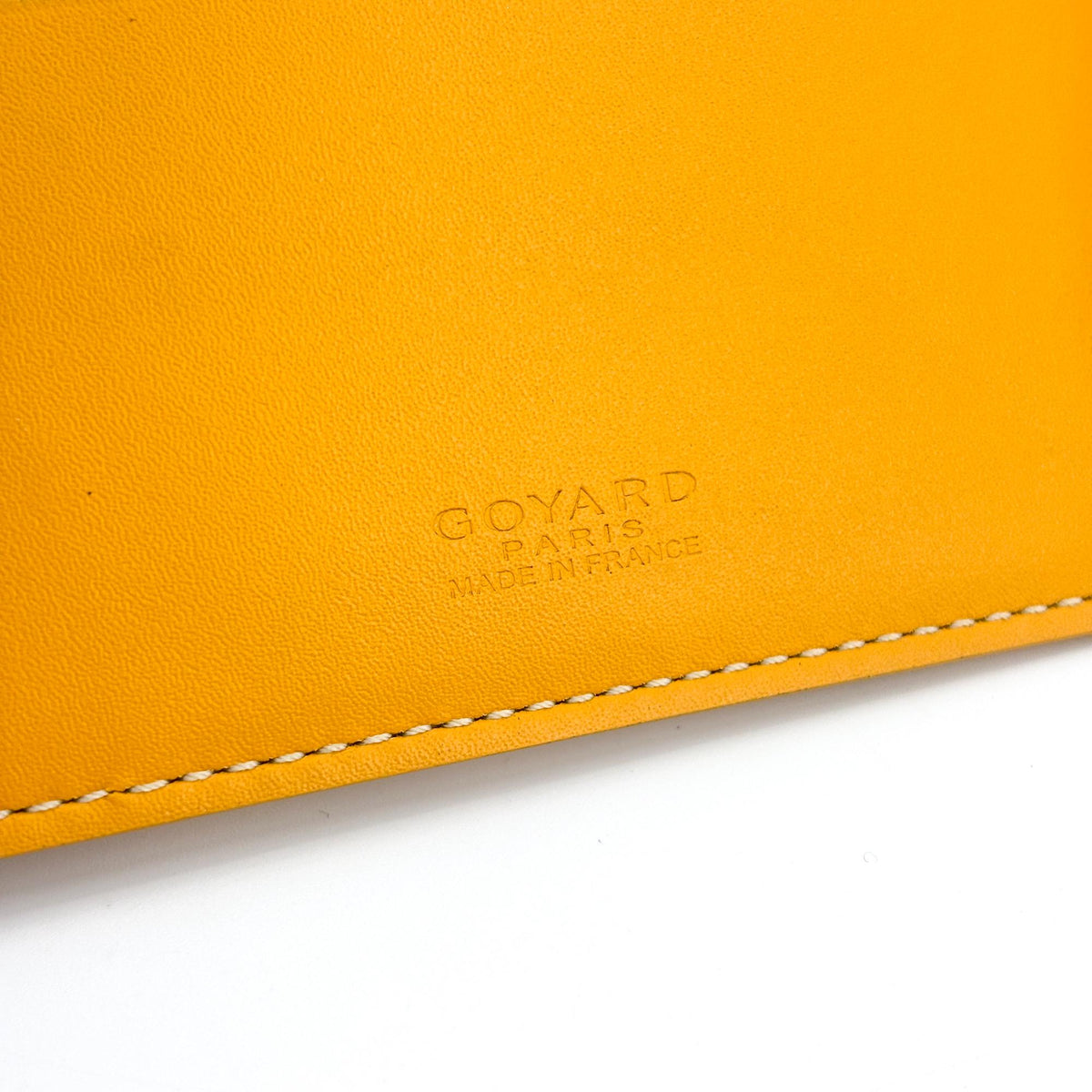 Goyard Bifold Coated Canvas Yellow Canvas Wallets Accessory (Pre-Owned)