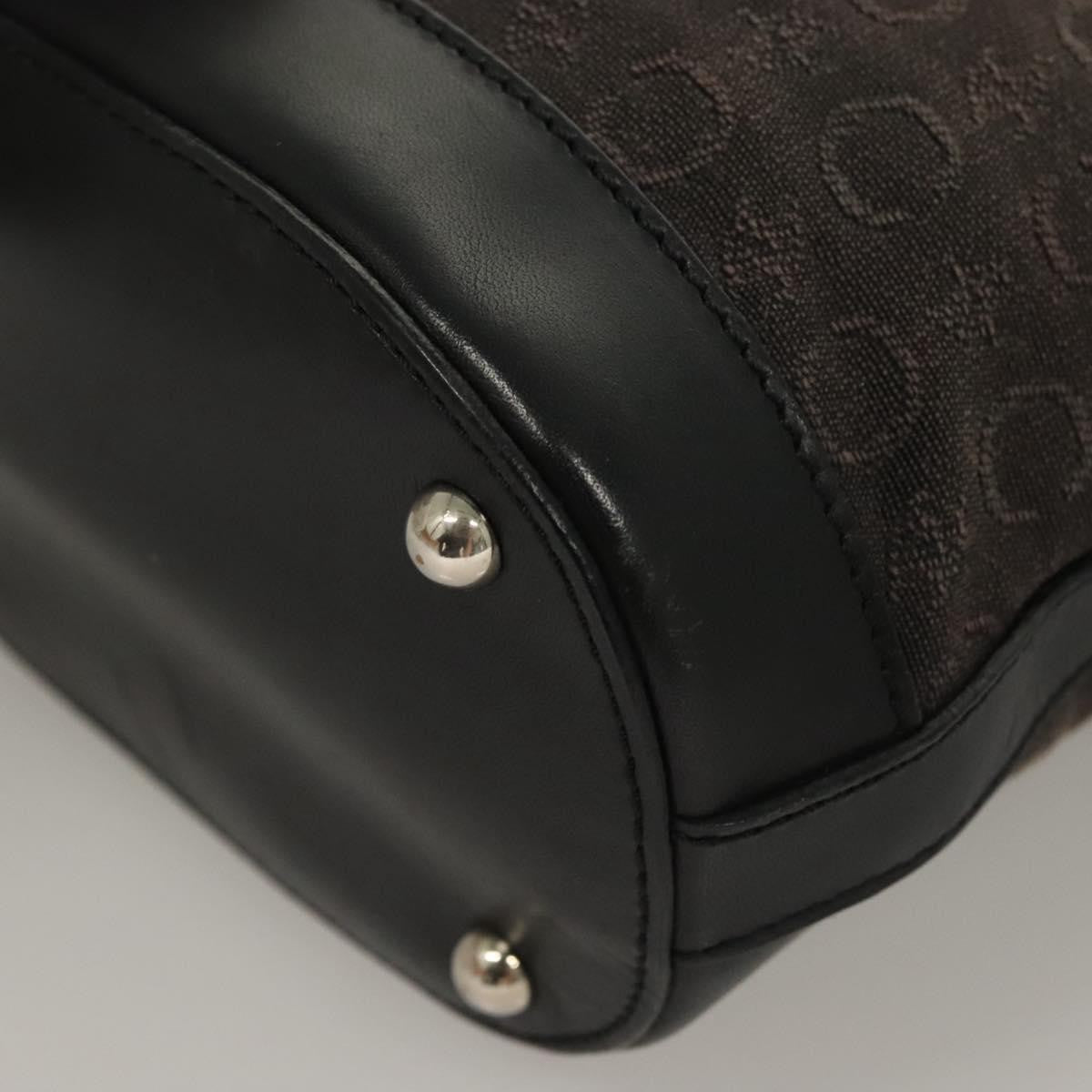 Celine C Macadam Canvas Black Canvas Handbag (Pre-Owned)