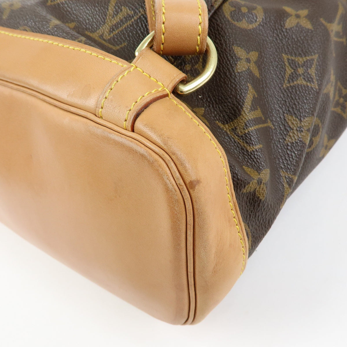 Louis Vuitton Vintage Montsouris Monogram Canvas Brown Canvas Backpack Bag (Pre-Owned)