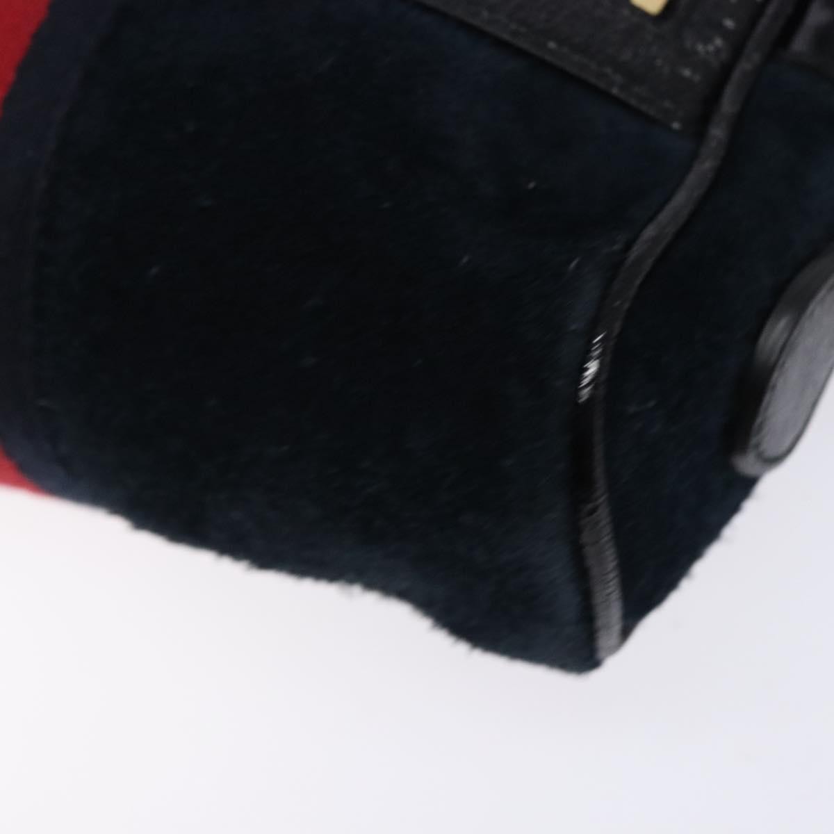 Gucci Ophidia Suede Navy Suede Shoulder Bag Bag (Pre-Owned)
