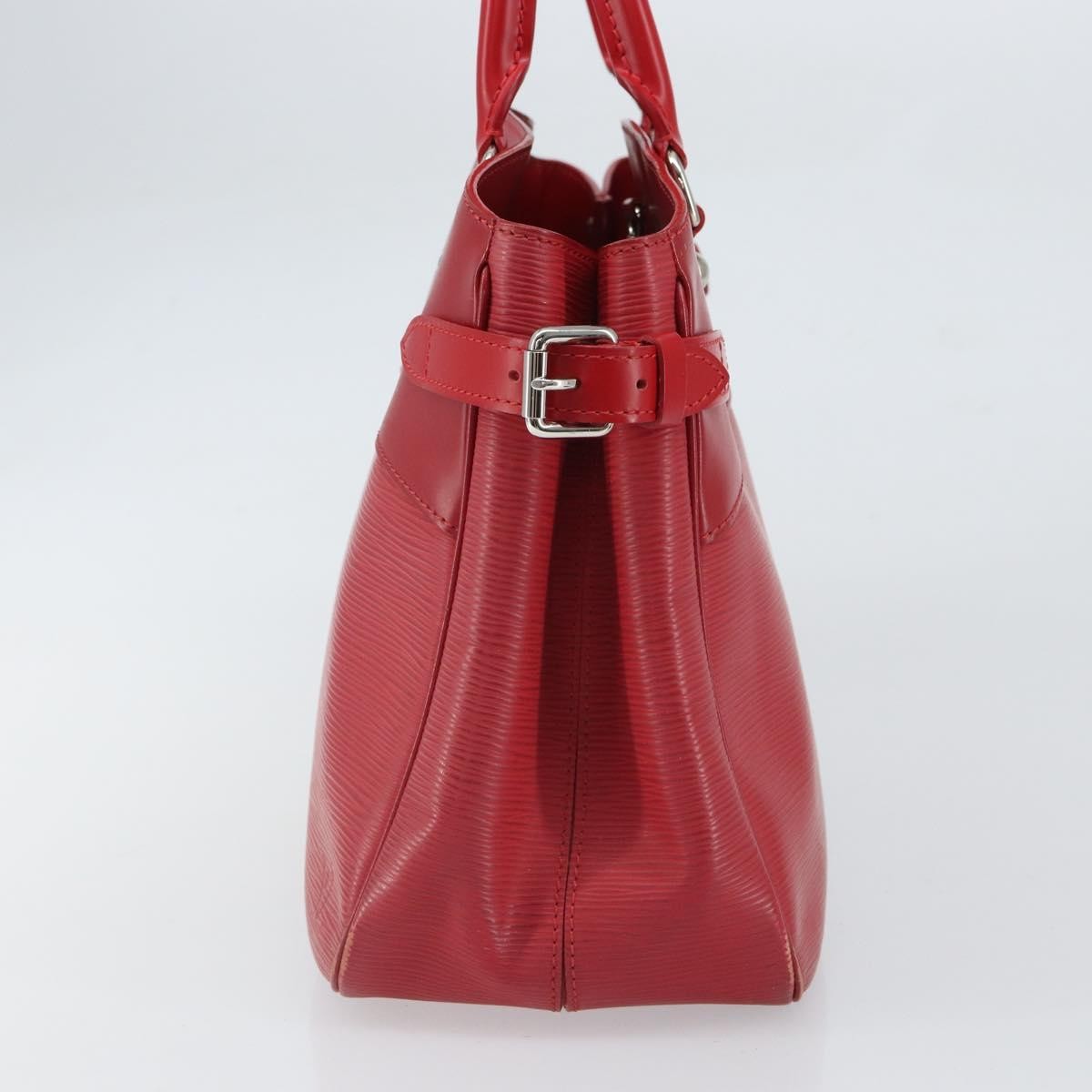 Louis Vuitton Passy Tote Epi Leather Red Leather Handbag (Pre-Owned)