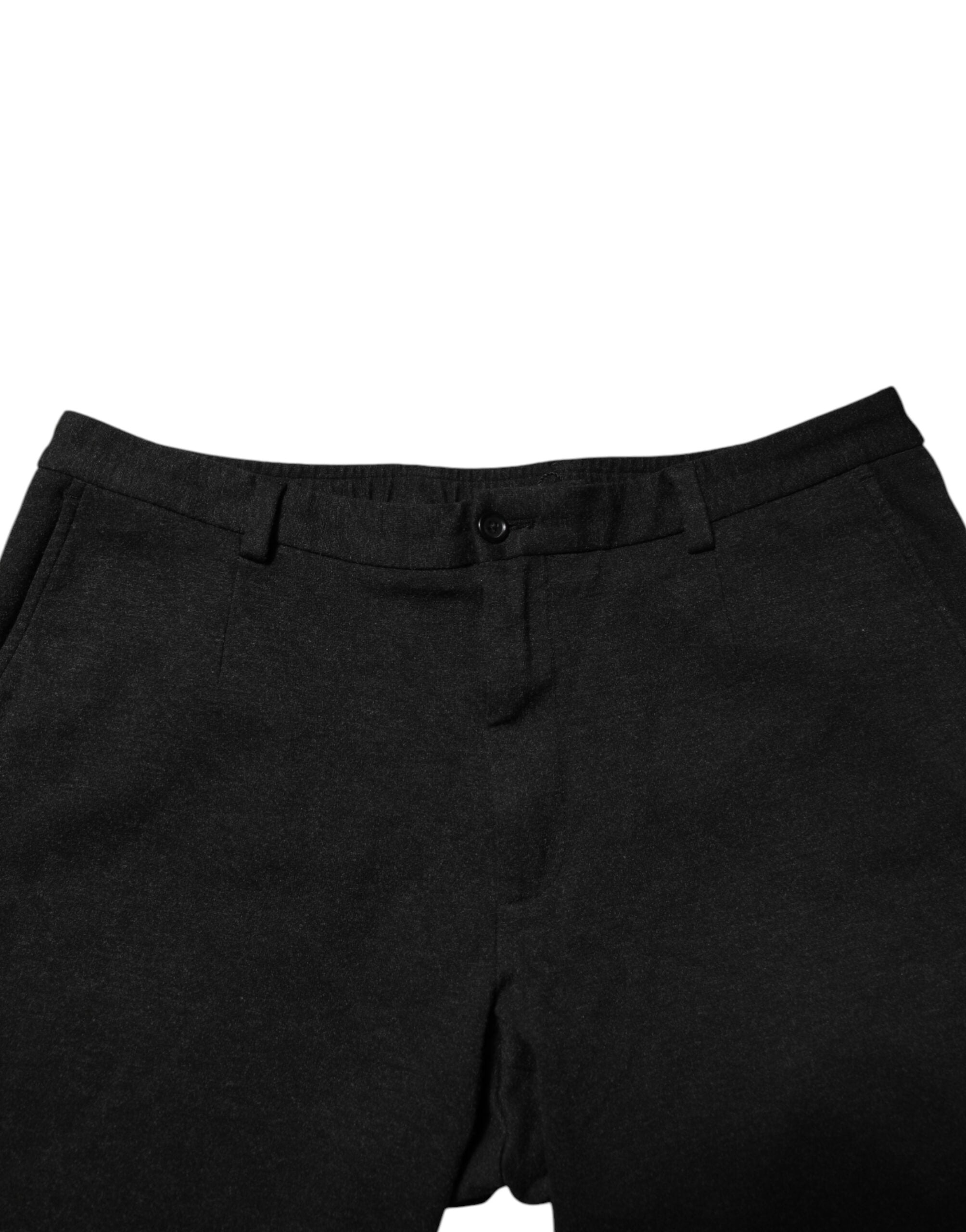 Dolce & Gabbana Dark Gray Viscose Dress Men Men's Pants