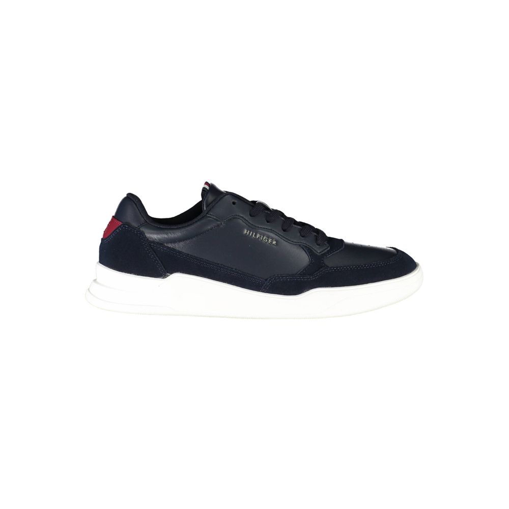 Tommy Hilfiger Blue Leather Men's Men's Sneaker
