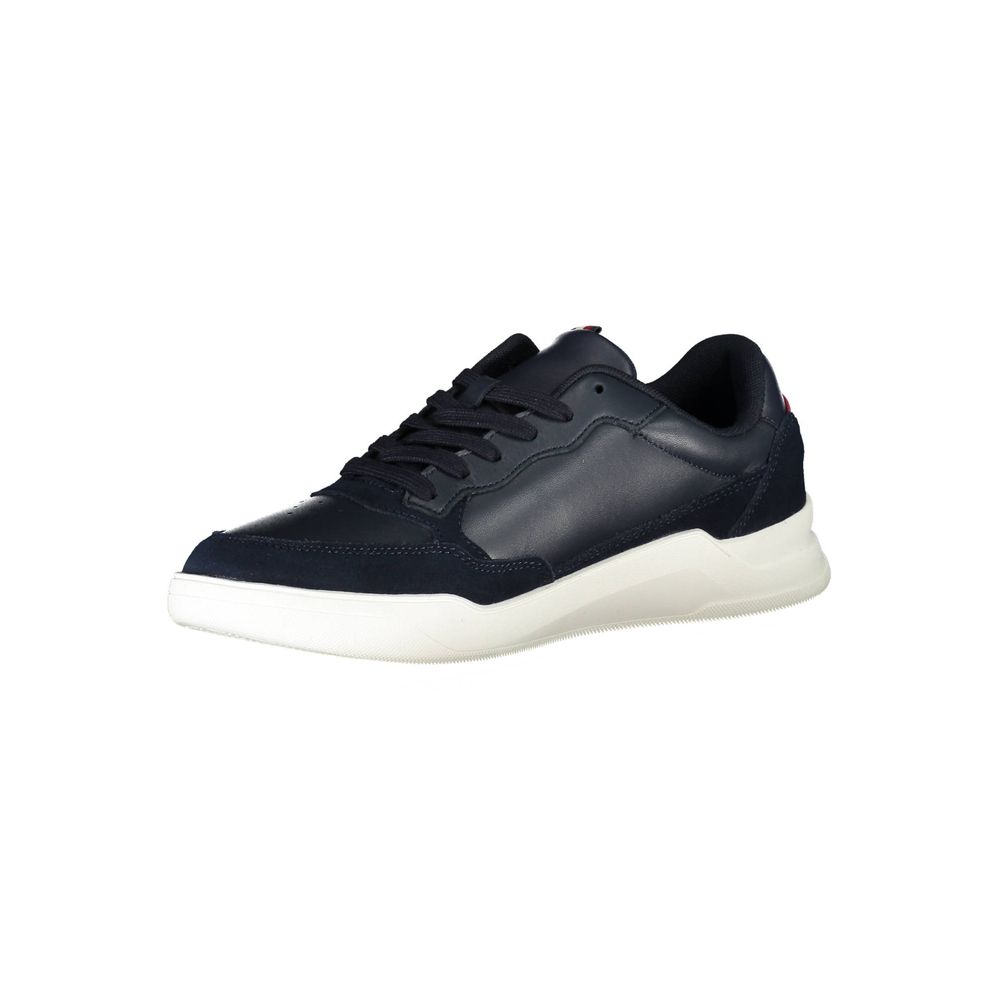 Tommy Hilfiger Blue Leather Men's Men's Sneaker