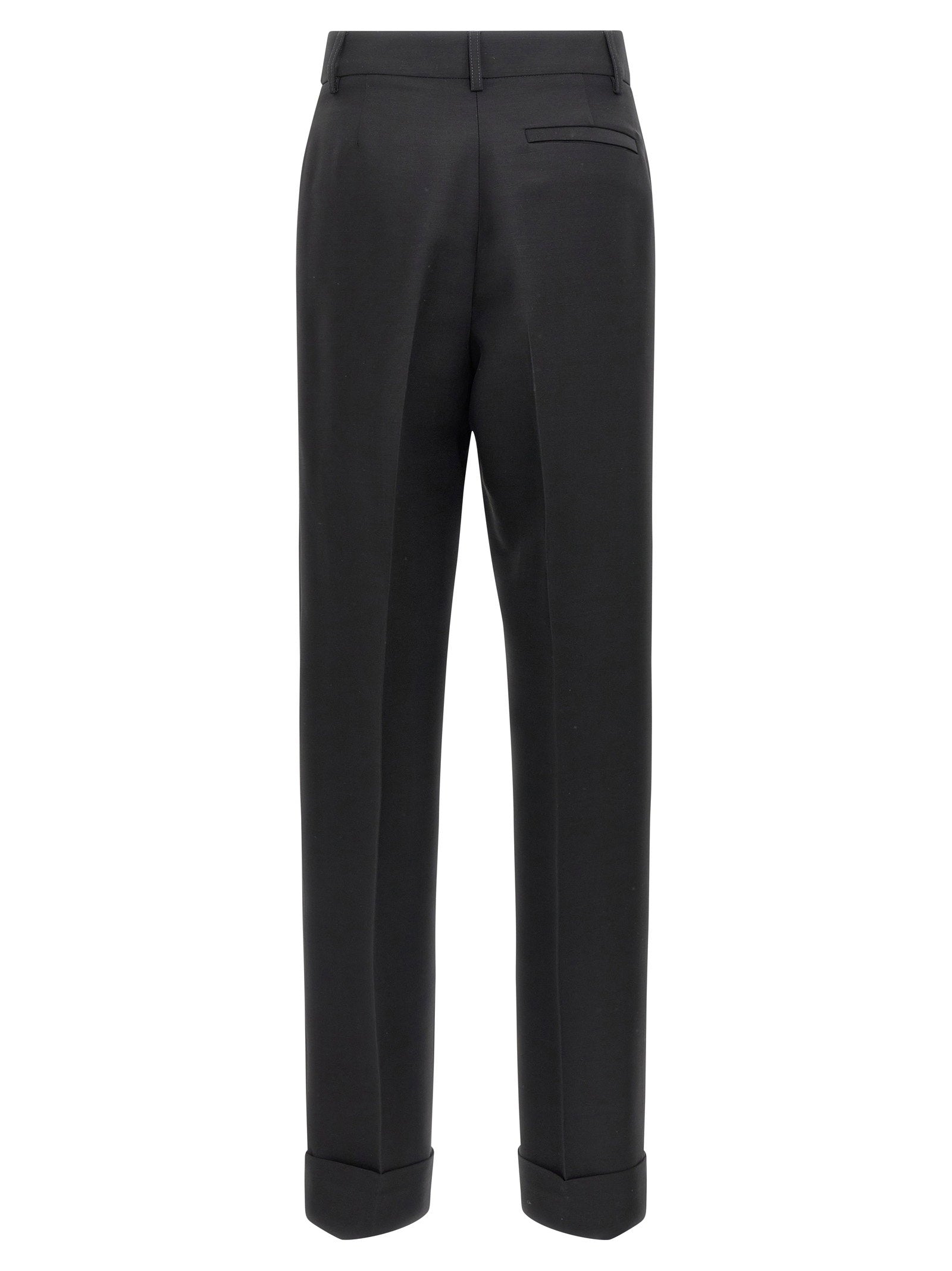 Ferragamo Women's Stretched Pleated Trousers