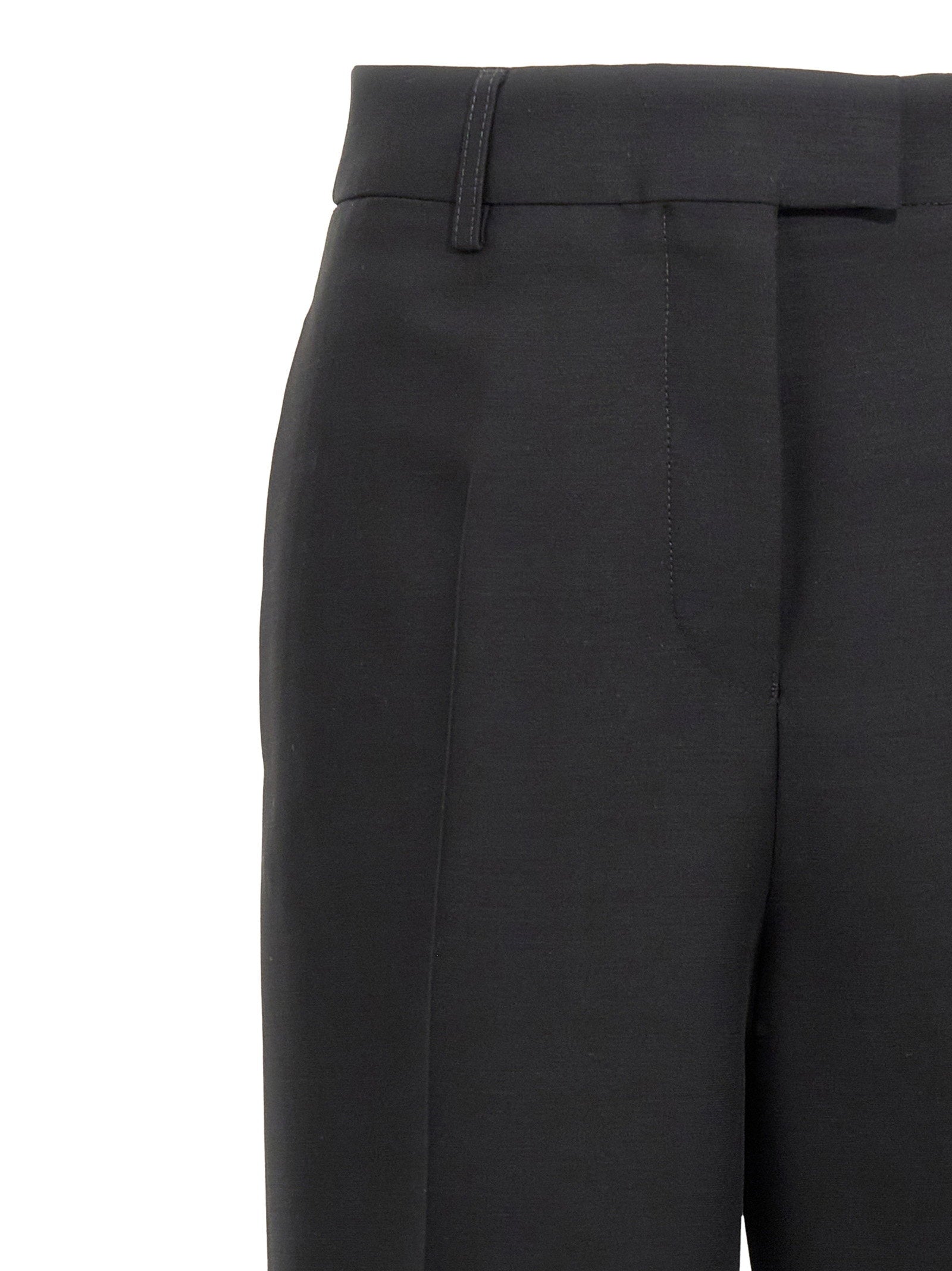Ferragamo Women's Stretched Pleated Trousers