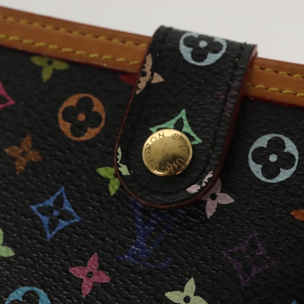 Louis Vuitton Portefeuille Viennois Monogram Canvas Black Canvas Wallets Accessory (Pre-Owned)