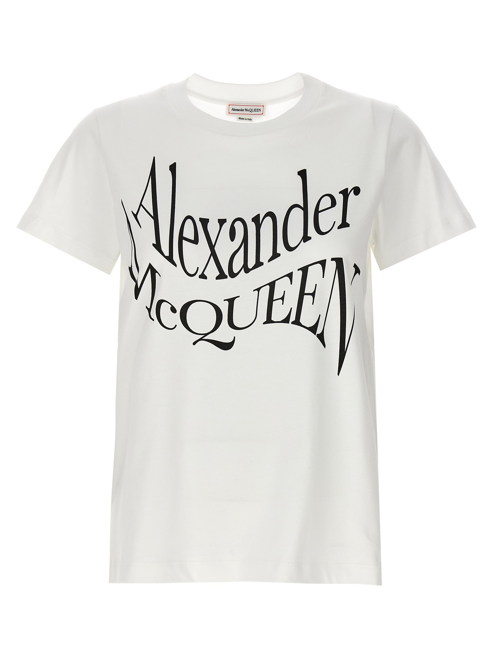 Alexander Mcqueen Women's Logo Print T-Shirt