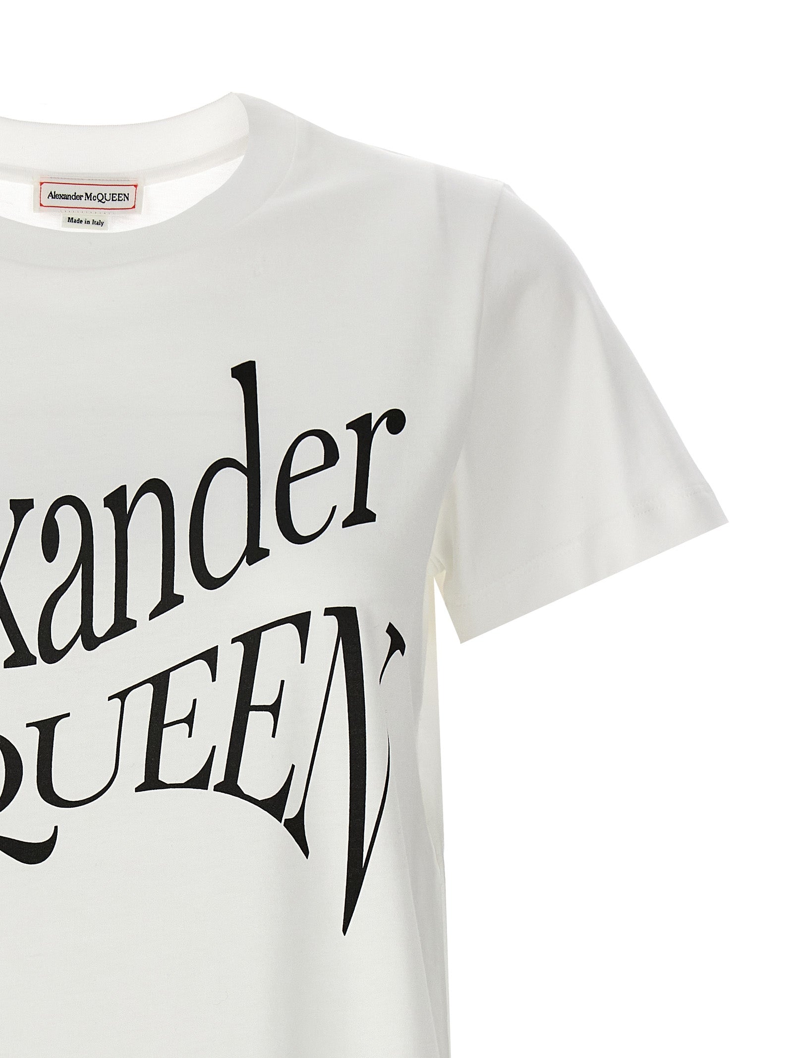 Alexander Mcqueen Women's Logo Print T-Shirt