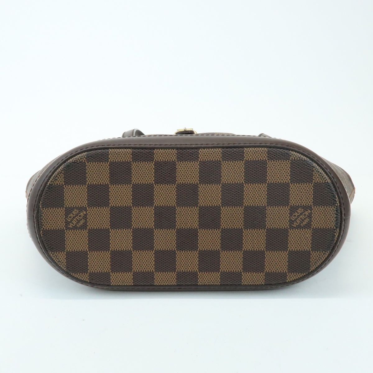 Louis Vuitton Manosque Damier Brown Canvas Handbag (Pre-Owned)