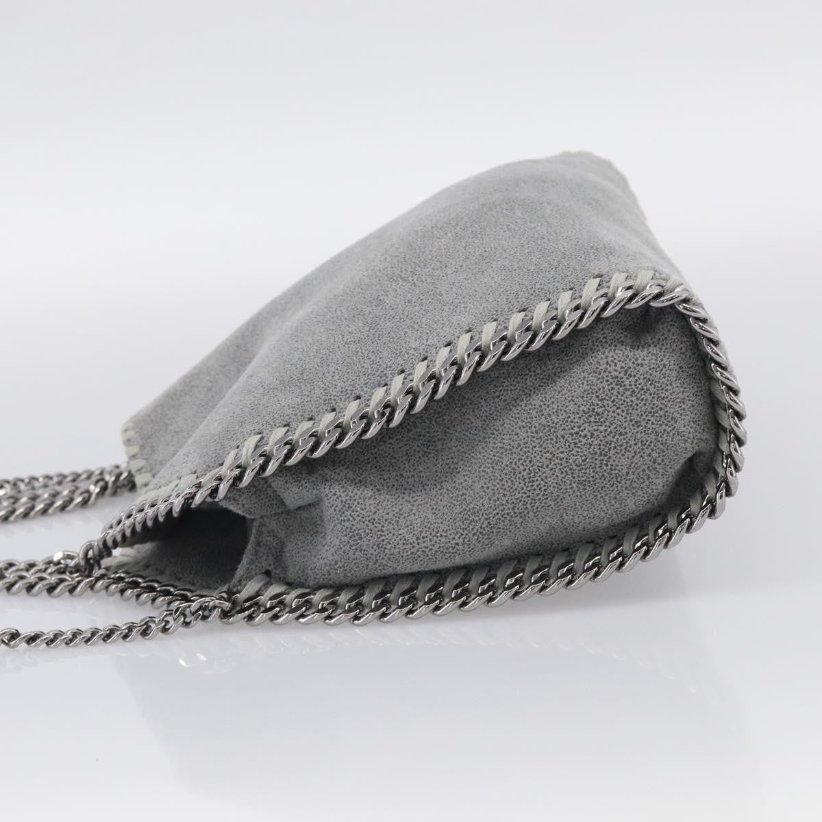 Stella Mccartney Falabella Tote Suede Gray Suede Crossbody Bag Bag (Pre-Owned)
