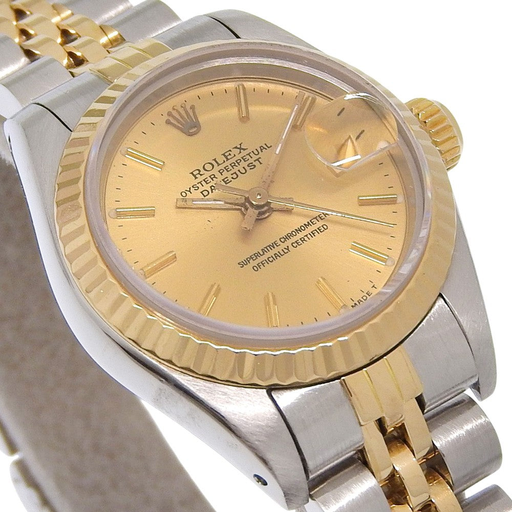 Rolex Oyster Perpetual Datejust Automatic Stainless Steel And Yellow Gold Watch (Pre-Owned)