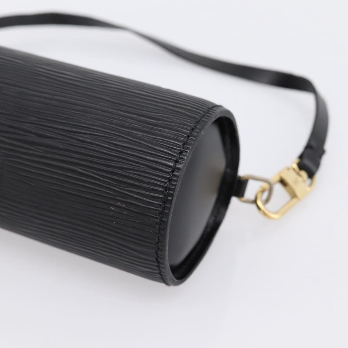 Louis Vuitton Soufflot Pochette Epi Leather Black Leather Clutche & Pouche Bag (Pre-Owned)