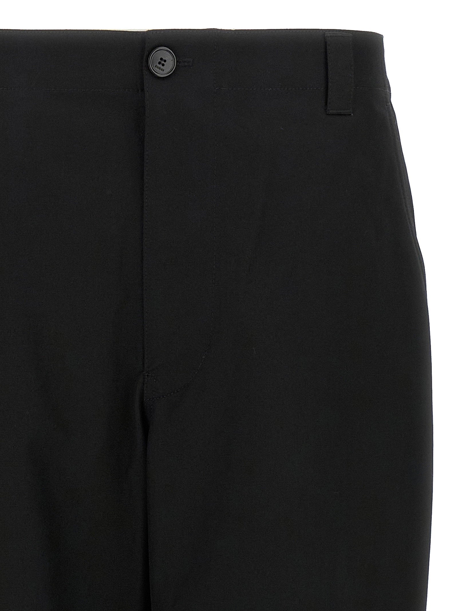 Gucci Men's Nastro Web Twill Pants