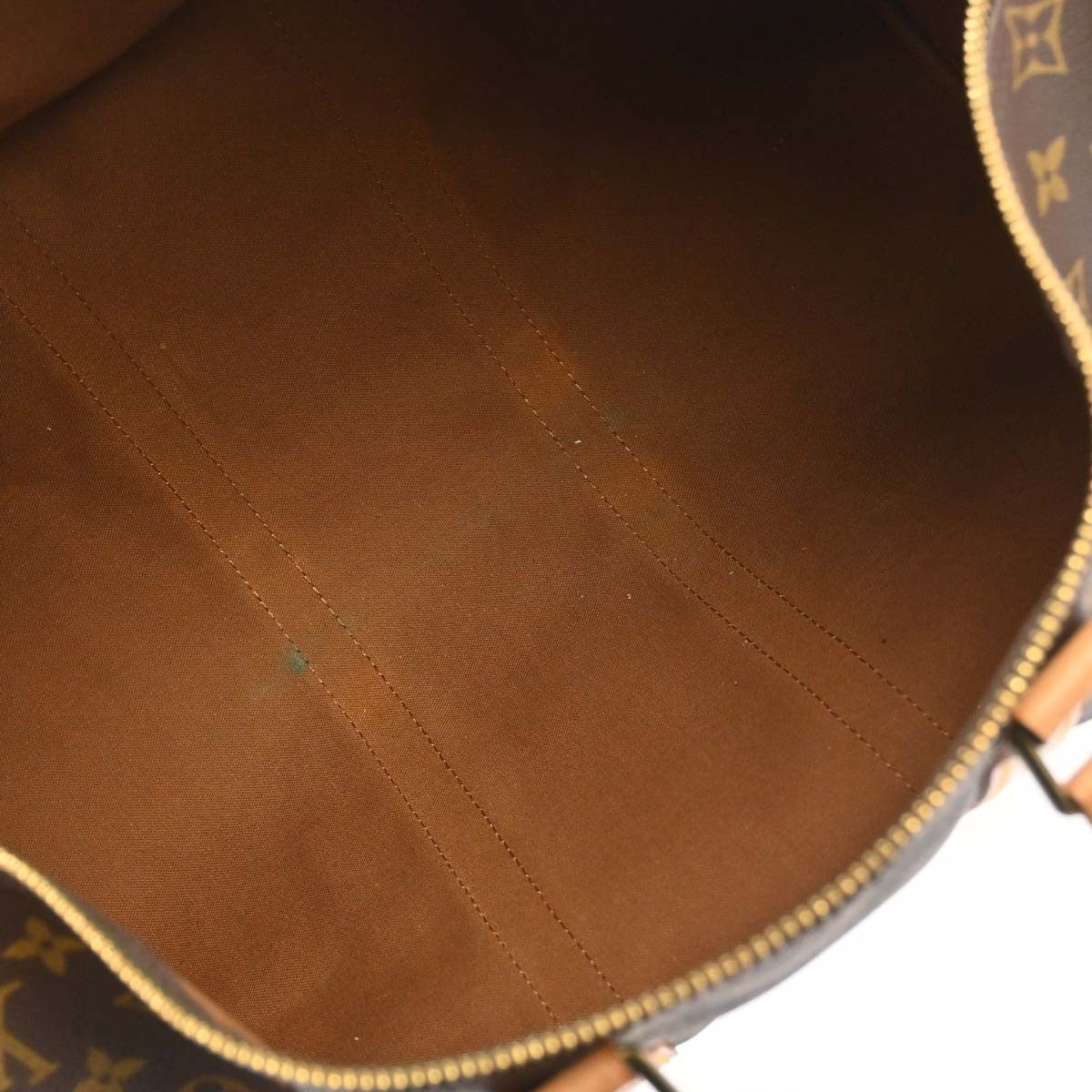 Louis Vuitton Keepall Monogram Canvas Brown Canvas Travel Bag Bag (Pre-Owned)