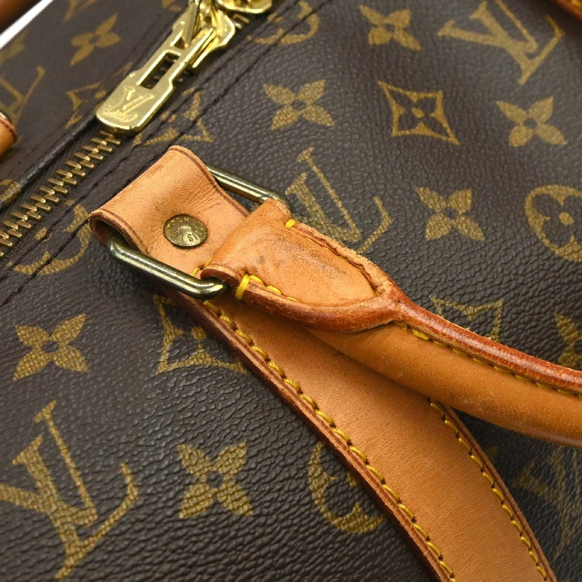 Louis Vuitton Keepall Monogram Canvas Brown Canvas Travel Bag Bag (Pre-Owned)