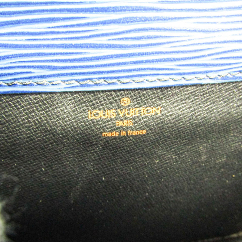 Louis Vuitton Cartouchiere Blue Leather Shoulder Bag (Pre-Owned)