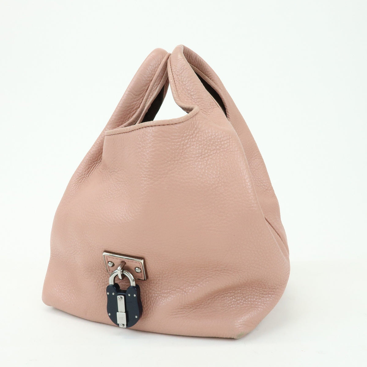 Loewe Calle Hobo Suede Pink Leather Shoulder Bag Bag (Pre-Owned)